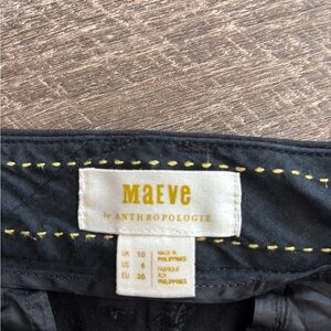 Maeve by Anthropologie Black Pants - Size 6 - worn once!